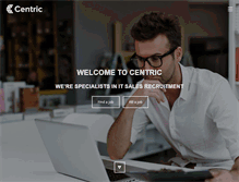 Tablet Screenshot of centricresource.com